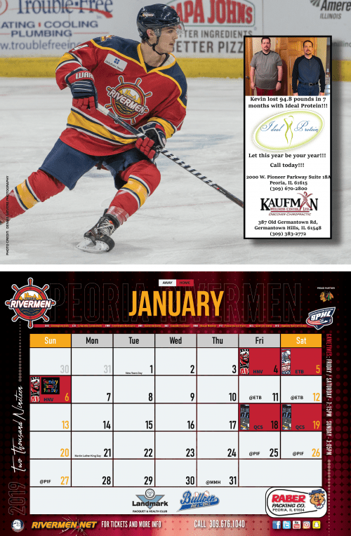 Calendar Inside page